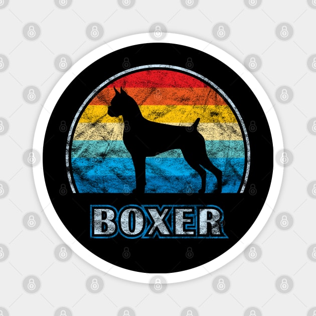 Boxer Vintage Design Dog Magnet by millersye